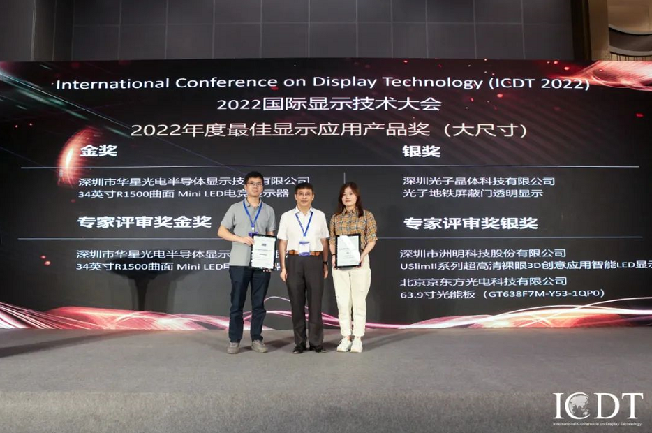 光子晶體科技斬獲2022世界顯示大會《最佳顯示應(yīng)用產(chǎn)品獎》銀獎