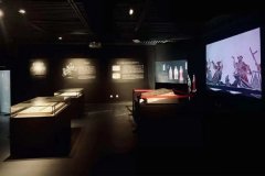 光子晶體用科技再現(xiàn)曹操墓【七女復(fù)仇】影像與【子游碑】書法展