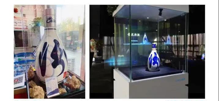 傳統(tǒng)展柜與光子AR展柜效果對比