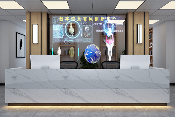 光子企業(yè)透明形象墻