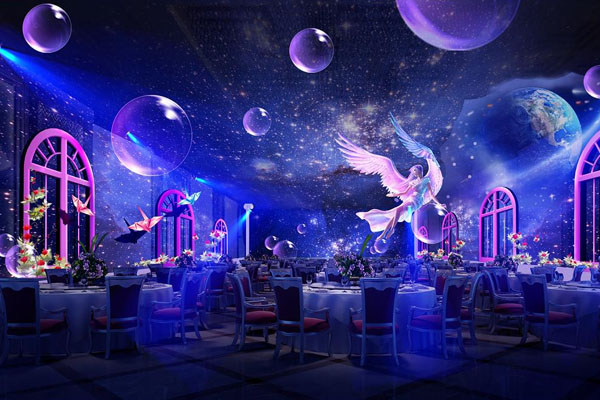 3D全息投影技術(shù)打造本地人氣全息餐廳餐飲門店！