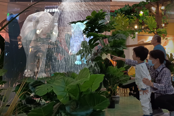 光子裸眼AR展示屏 | 《向往的果園》主題展